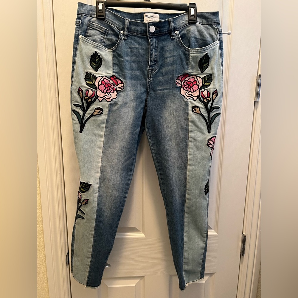 William Rast Floral Jeans